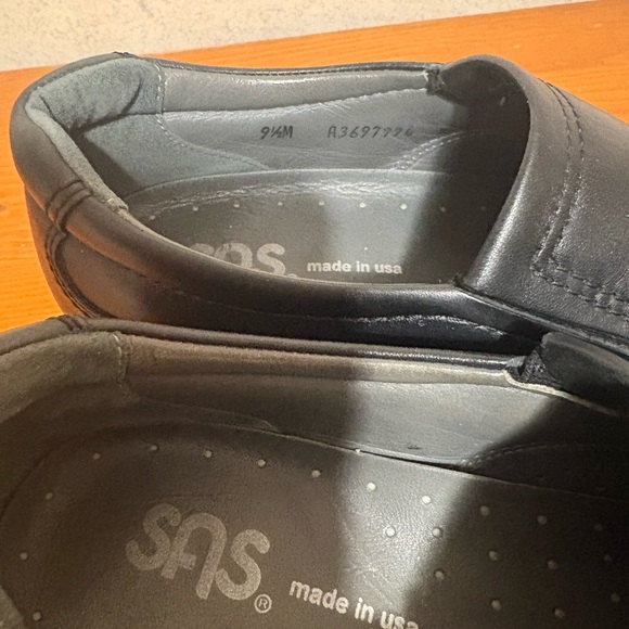 SAS Diplomat Men\'s Black Slip-On Comfort Leather Loafer Dress Shoes Size 9.5 main image 8